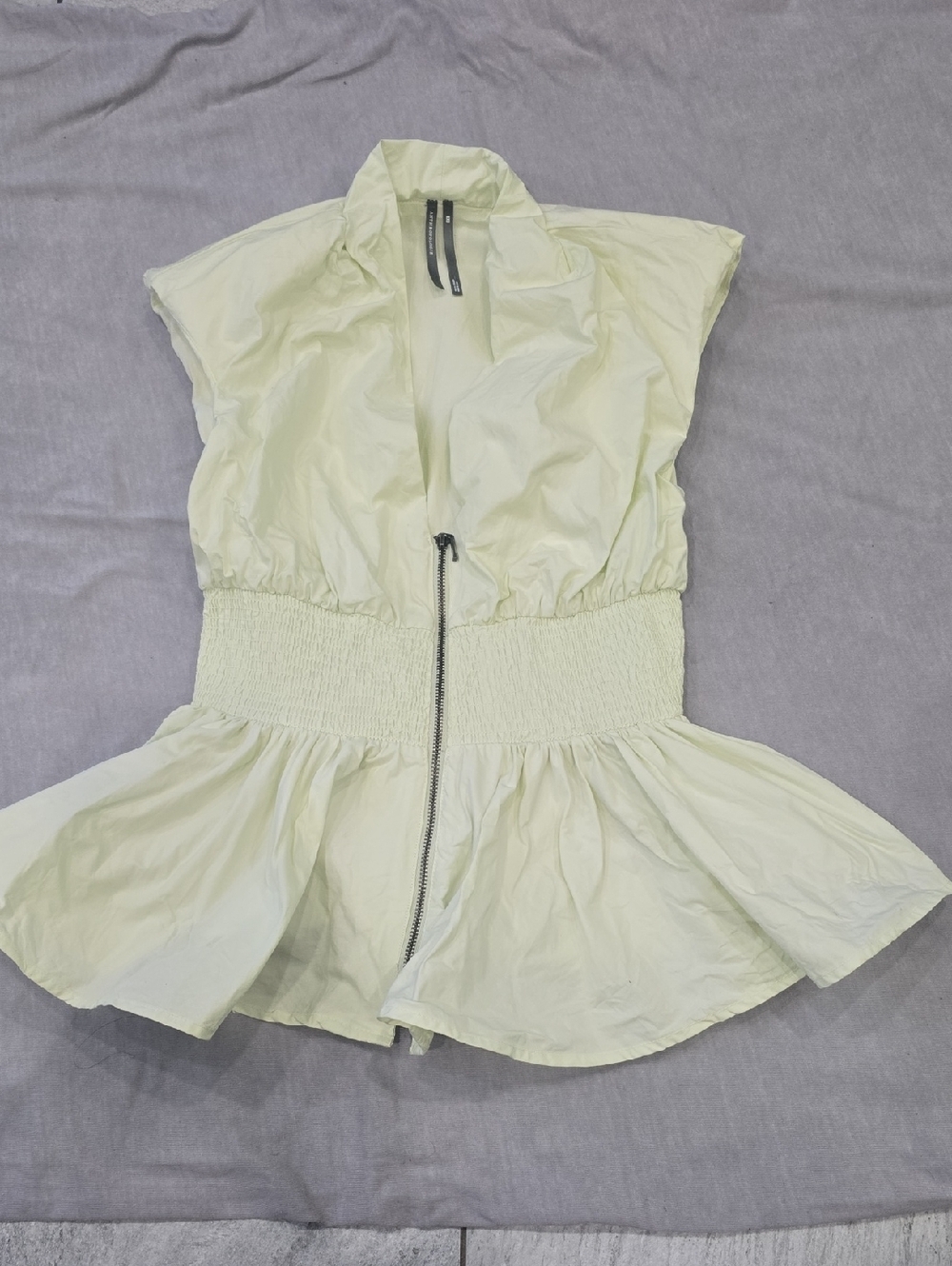 Anthropologie Soft Cream Sleeveless Blouse